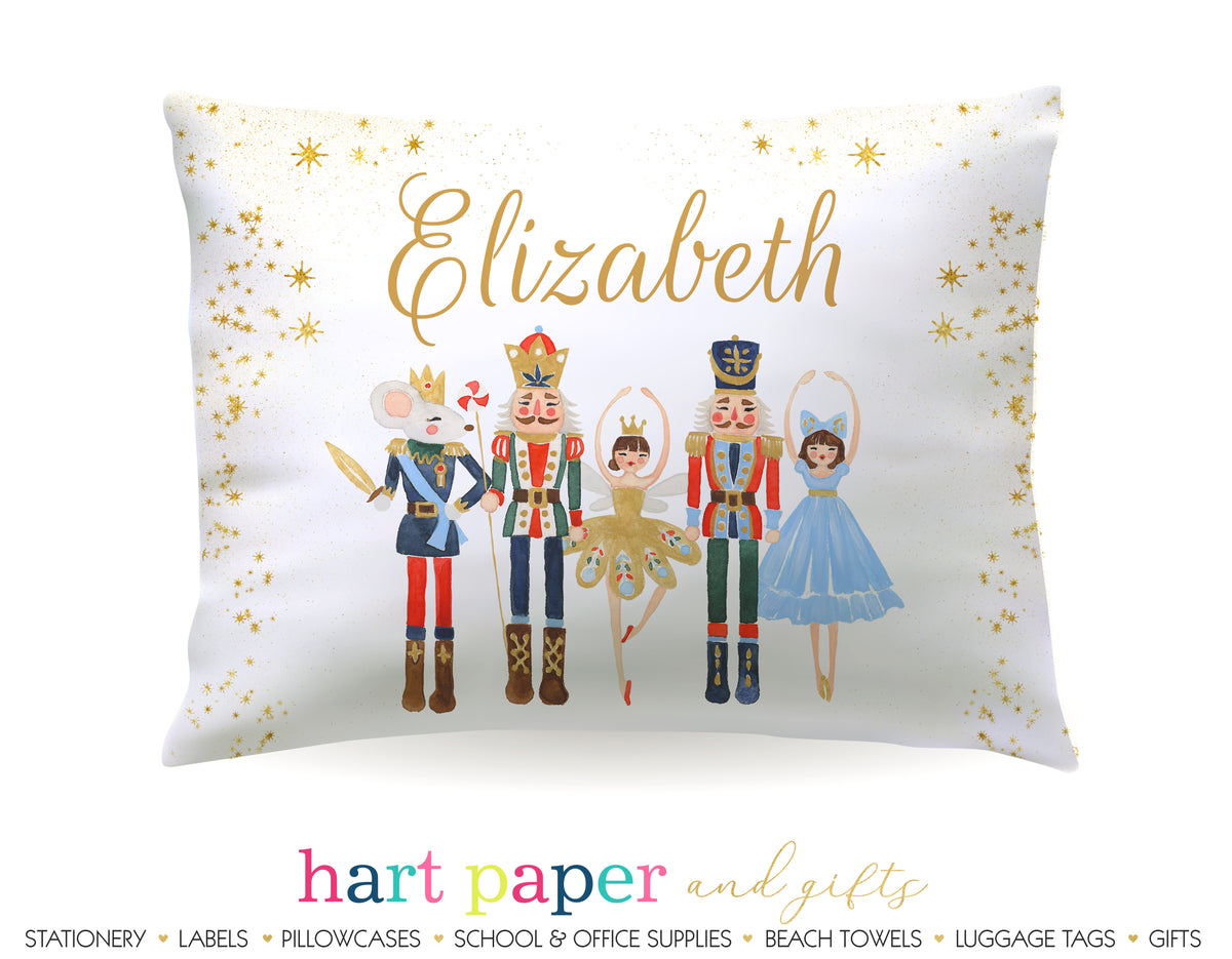 Nutcracker Ballet Personalized Pillowcase Pillowcases - Everything Nice