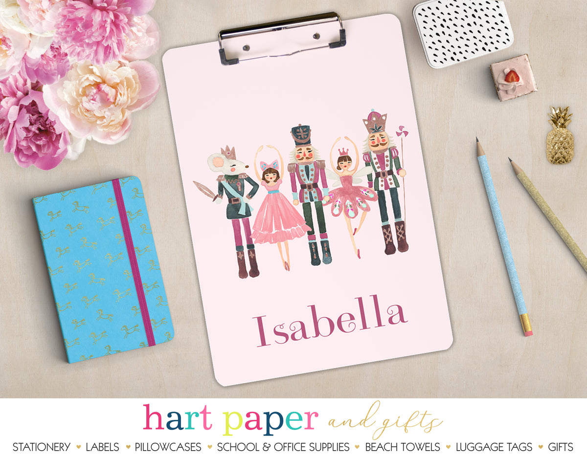 Nutcracker Personalized Clipboard School & Office Supplies - Everything Nice