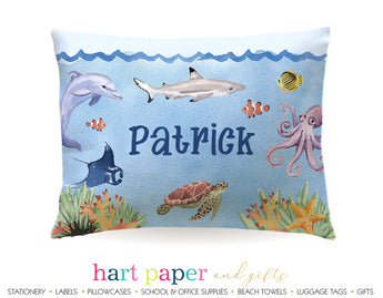 Fish Ocean Personalized Pillowcase Pillowcases - Everything Nice