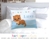 Otter Personalized Pillowcase Pillowcases - Everything Nice