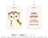 Owl Luggage Bag Tag School & Office Supplies - Everything Nice