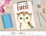 Owl Personalized Clipboard School & Office Supplies - Everything Nice