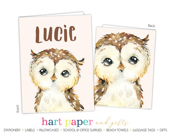 Owl Personalized 2-Pocket Folder School & Office Supplies - Everything Nice