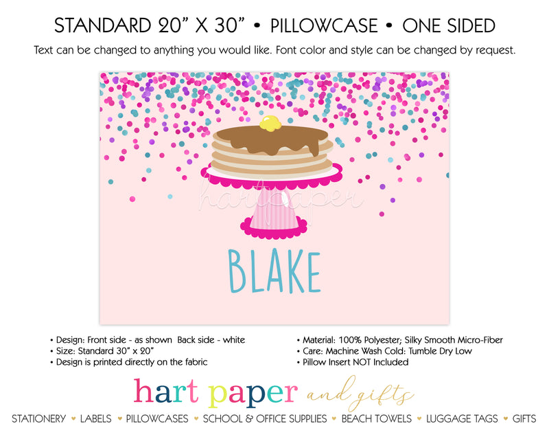 Pancakes Personalized Pillowcase Pillowcases - Everything Nice