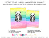 Panda Bear Personalized 2-Pocket Folder School & Office Supplies - Everything Nice