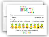 Pineapple Thank You Cards Note Card Stationery •  Fill In the Blank Stationery Thank You Cards - Everything Nice