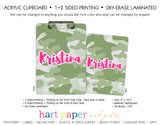 Camouflage Camo Personalized Clipboard School & Office Supplies - Everything Nice