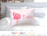Pink Flamingo Personalized Pillowcase Pillowcases - Everything Nice