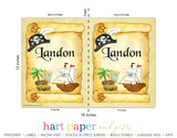 Pirate Ship Personalized 2-Pocket Folder School & Office Supplies - Everything Nice