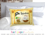 Pirate Ship Personalized Pillowcase Pillowcases - Everything Nice