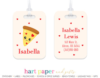 Pizza Luggage Bag Tag School & Office Supplies - Everything Nice