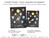 Planets Personalized 2-Pocket Folder School & Office Supplies - Everything Nice