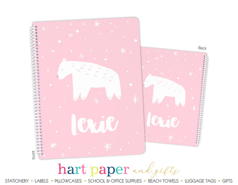 Polar Bear Personalized Notebook or Sketchbook School & Office Supplies - Everything Nice