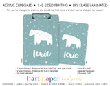 Polar Bear Personalized Clipboard School & Office Supplies - Everything Nice