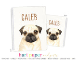 Pug Personalized Notebook or Sketchbook School & Office Supplies - Everything Nice