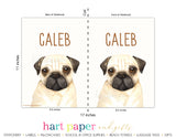 Pug Personalized Notebook or Sketchbook School & Office Supplies - Everything Nice