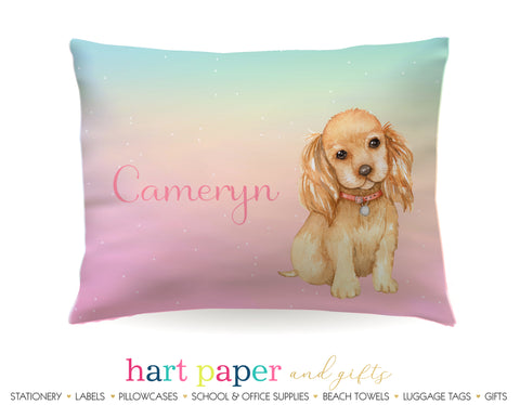Puppy Dog Personalized Pillowcase Pillowcases - Everything Nice