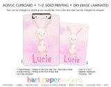 Bunny Rabbit Personalized Clipboard School & Office Supplies - Everything Nice