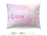 Bunny Rabbit Personalized Pillowcase Pillowcases - Everything Nice