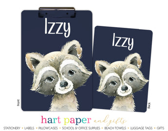 Raccoon Personalized Clipboard School & Office Supplies - Everything Nice