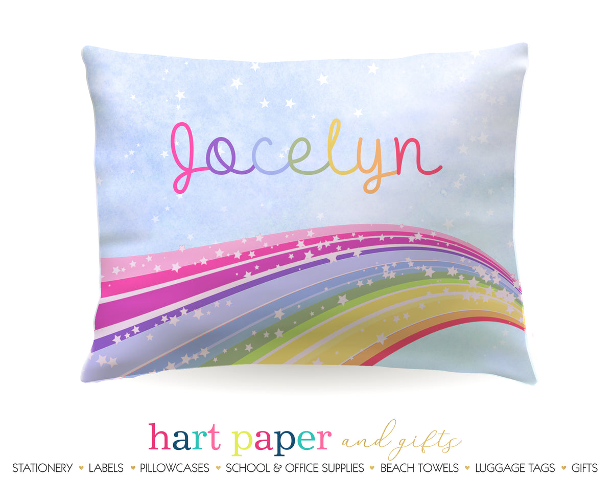 Rainbow Personalized Pillowcase Pillowcases - Everything Nice