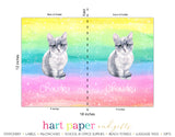 Cat Kitten Rainbow Personalized 2-Pocket Folder School & Office Supplies - Everything Nice