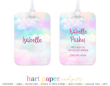 Rainbow Clouds Luggage Bag Tag School & Office Supplies - Everything Nice