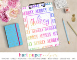 Rainbow Name Personalized Clipboard School & Office Supplies - Everything Nice