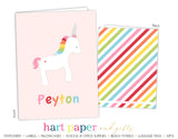 Rainbow Unicorn b Personalized 2-Pocket Folder School & Office Supplies - Everything Nice