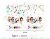 Music Band Personalized 2-Pocket Folder School & Office Supplies - Everything Nice