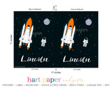 Rocket Ship Personalized Notebook or Sketchbook School & Office Supplies - Everything Nice