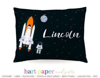 Rocket Ship Personalized Pillowcase Pillowcases - Everything Nice
