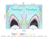 Shark Girl Personalized 2-Pocket Folder School & Office Supplies - Everything Nice