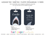 Shark Luggage Bag Tag School & Office Supplies - Everything Nice