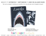 Shark Personalized Notebook or Sketchbook School & Office Supplies - Everything Nice