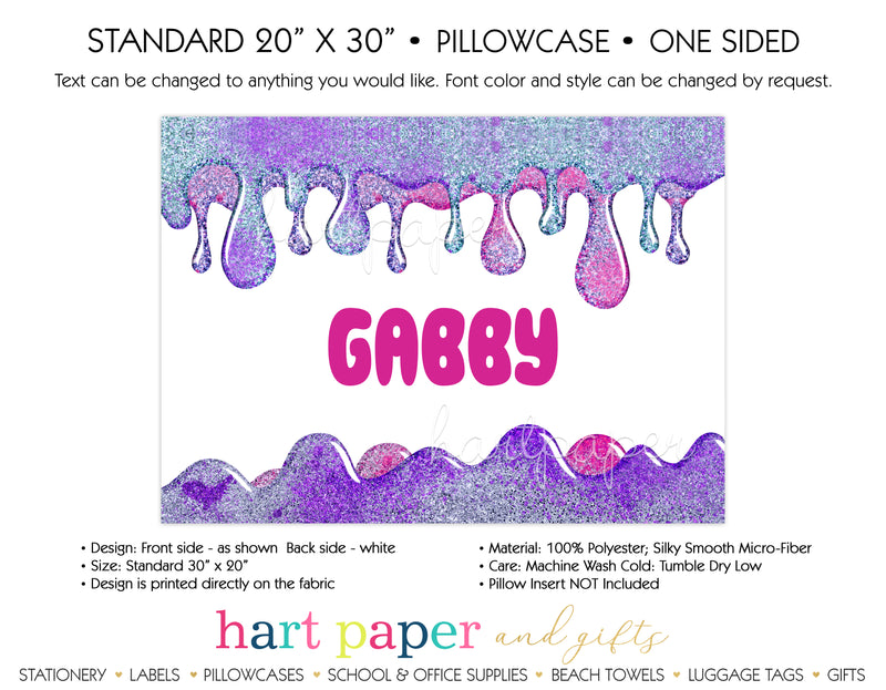 Slime Personalized Pillowcase Pillowcases - Everything Nice