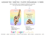 Sloth Rainbow Luggage Bag Tag School & Office Supplies - Everything Nice