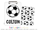 Soccer Ball Personalized Clipboard School & Office Supplies - Everything Nice