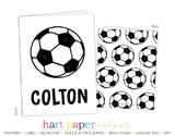 Soccer Ball Personalized 2-Pocket Folder School & Office Supplies - Everything Nice