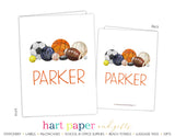 Sports Balls Personalized 2-Pocket Folder School & Office Supplies - Everything Nice