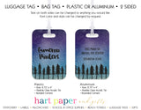Galaxy Stars Trees Luggage Bag Tag School & Office Supplies - Everything Nice