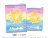Sunshine Sun Personalized 2-Pocket Folder School & Office Supplies - Everything Nice