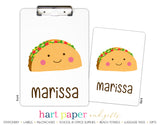 Taco Fiesta Personalized Clipboard School & Office Supplies - Everything Nice