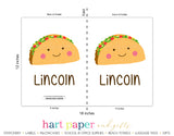 Taco Fiesta Personalized 2-Pocket Folder School & Office Supplies - Everything Nice