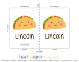 Taco Personalized Notebook or Sketchbook School & Office Supplies - Everything Nice