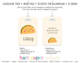 Taco Luggage Bag Tag School & Office Supplies - Everything Nice