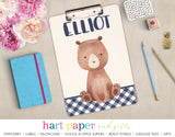 Teddy Bear Personalized Clipboard School & Office Supplies - Everything Nice