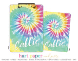 Tie Dye Personalized Clipboard School & Office Supplies - Everything Nice