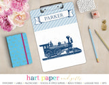 Train Personalized Clipboard School & Office Supplies - Everything Nice