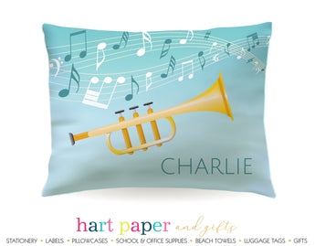 Trumpet Personalized Pillowcase Pillowcases - Everything Nice